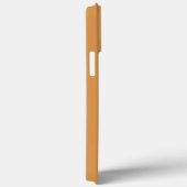 Elegante mosterd gepersonaliseerde naam eenvoudig Case-Mate iPhone case (Achterkant / Rechts)