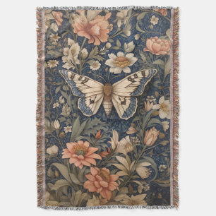 Elegante  mot William Morris Geïnspireerd Deken