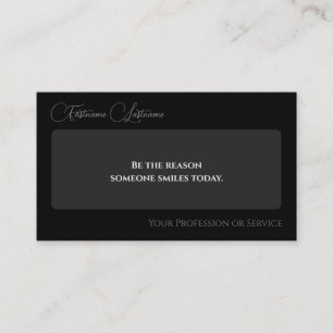 Elegante motivatie citaten kalligrafie QR-code Visitekaartje
