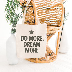 Elegante Motiverende Citaat Boodschappentas Ontwer Tote Bag