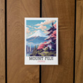 Elegante Mount Fuji Japan Reiskunst Briefkaart