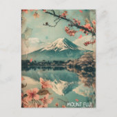 Elegante  Mount Fuji Japan Travel Briefkaart (Voorkant)