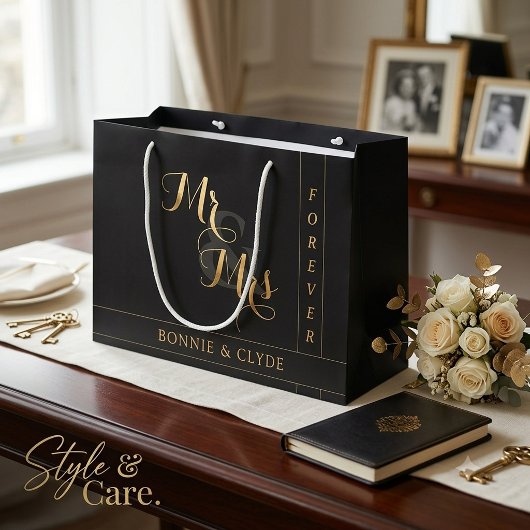 Elegante Mr. & Mrs. Forever grote cadeautas voor t
