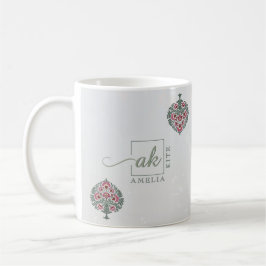 Elegante Mughal Bloemen Huwelijk Favoriet Koffie M Koffiemok
