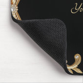 Elegante muismat met gouden frame (Hoek)