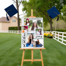Elegante multi-foto aankondiging van afstuderen 20