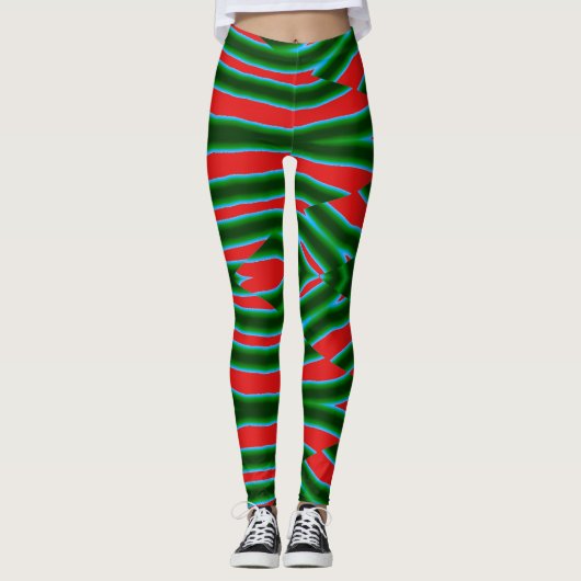 Elegante multikleur "Ratti_Creative_Arts" Legging (Voorkant)