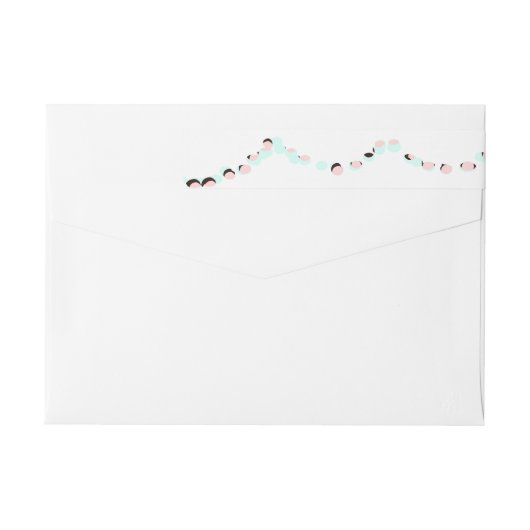 Elegante munt en  roze (Achterkant)