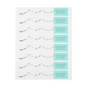 Elegante munt en  roze (Vel)