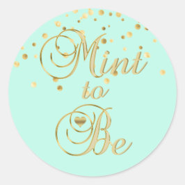 Elegante MUNT OM Gouden Huwelijksenvelop Afdichtin Ronde Sticker
