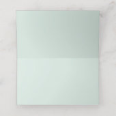 Elegante munt | Zwarte Tafel Plaats Kaart Plaatskaartje (Binnenkant ongevouwen)