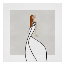 Elegante Muse Flow 1 Glam Modekunst