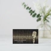 Elegante Musicus Visitekaartje (Staand voorkant)