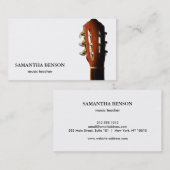 Elegante Musicus Visitekaartje (Voorkant / Achterkant)