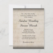 Elegante muziek trouwkaart kaart (Voorkant)