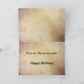 Elegante  muziek Verjaardag Humor Kaart (Binnen)