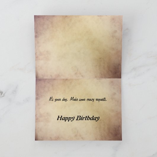 Elegante muziek Verjaardag Humor Kaart (Binnen)