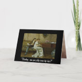 Elegante  muziek Verjaardag Humor Kaart (Voorkant)