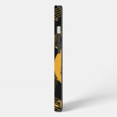 Elegante muzieknoot luxe iPhone hoesje (Linkerkant)