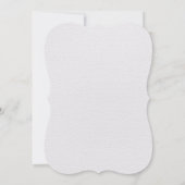 Elegante muzieknoten en notenbalk op lichtgrijze t kaart (Achterkant)