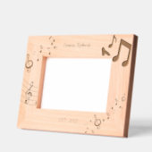 Elegante Muzieknoten Naam Keepsake Lijst Gegraveerde Lijstjes (Links)