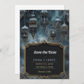 Elegante mystieke save the date uitnodiging (Voorkant / Achterkant)