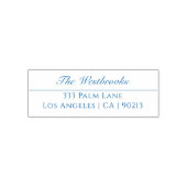 Elegante naam & adres  zelfinktende stempel (Design)