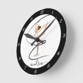 Elegante naam bruin meisje turnen turnster Schatti Ronde Klok (Hoek)