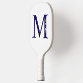 Elegante naam en gepersonaliseerd monogram pickleball paddle (Links)