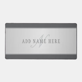 Elegante naam en monogram belettering (of andere t bureaumat