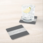 Elegante naam en monogram belettering (of andere t kartonnen onderzetters (Insitu)