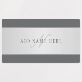 Elegante naam en monogram belettering (of andere t labels