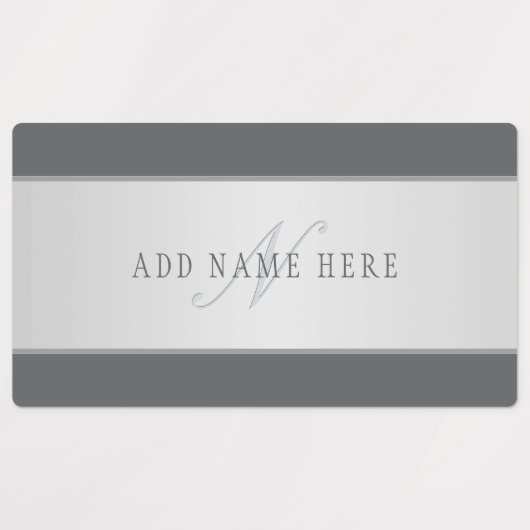 Elegante naam en monogram belettering (of andere t labels (Design 1)