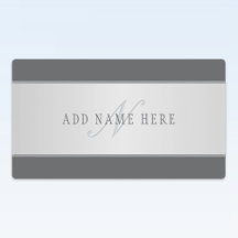 Elegante naam en monogram belettering (of andere t