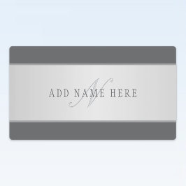 Elegante naam en monogram belettering (of andere t labels