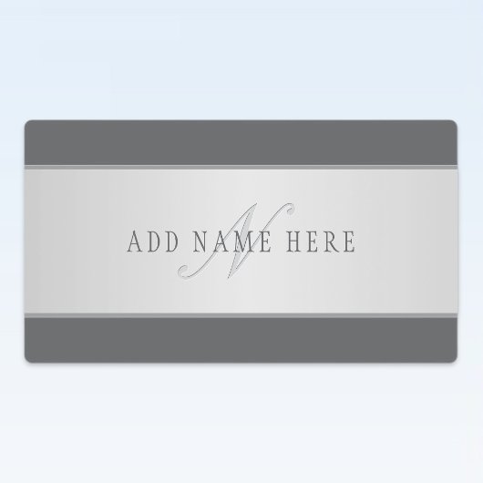 Elegante naam en monogram belettering (of andere t labels