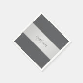 Elegante naam en monogram belettering (of andere t servet (Hoek)