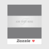 Elegante naam en monogram belettering (of andere t sticker (Vel)