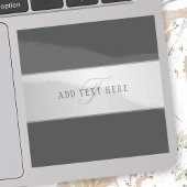 Elegante naam en monogram belettering (of andere t sticker