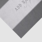 Elegante naam en monogram belettering (of andere t tissuepapier (Detail)