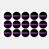 Elegante naam & geïnitialiseerd monogram labels (Vel)