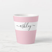 Elegante naam in script typografie roze