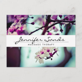 ELEGANTE NAAM met CHERRY BLOSSOMS Briefkaart