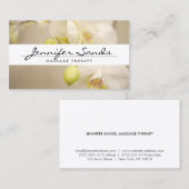 ELEGANTE NAAM met ORCHIDEEËN Visitekaartje (Voorkant / Achterkant)