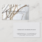 ELEGANTE NAAM met TREE BRANCHES Visitekaartje (Voorkant / Achterkant)