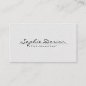 ELEGANTE NAAM OP  PATROON VISITEKAARTJE (Voorkant)