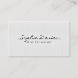 ELEGANTE NAAM OP  PATROON VISITEKAARTJE