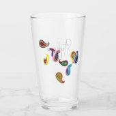 Elegante naam, Papier Gewatteerde Paisleys 16oz Pi Glas (Achterkant)