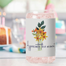 Elegante Naam Quote Papier Gewatteerde Bloemen