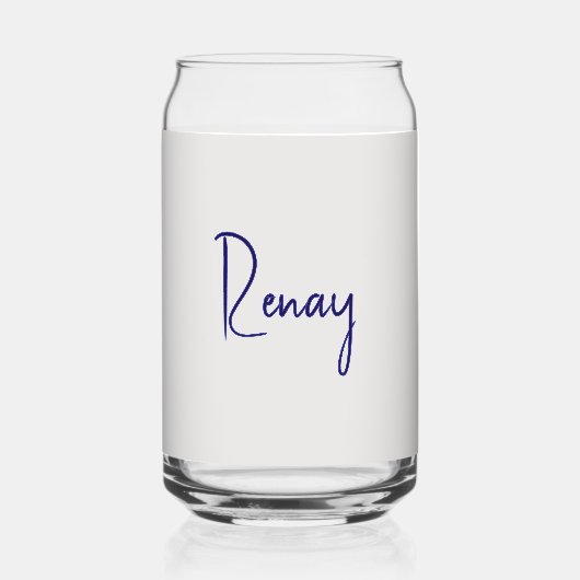 Elegante Naam Quote Papier Gewatteerde Bloemen Blikvorm Glas (Achterkant)